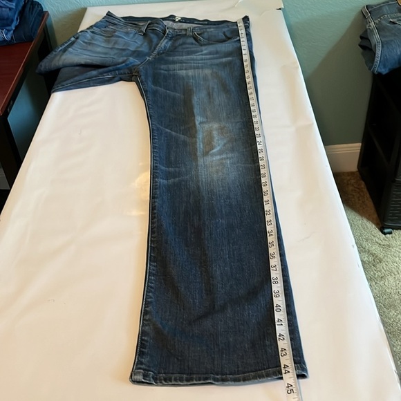 7 For All Mankind Austyn Straight Leg Size 33 - Picture 8 of 16